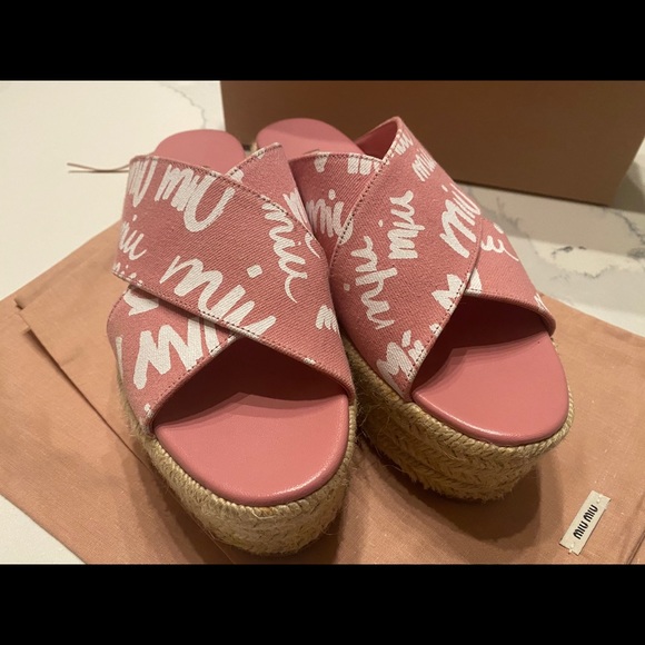 Miu Miu platform sandals - Picture 5 of 8